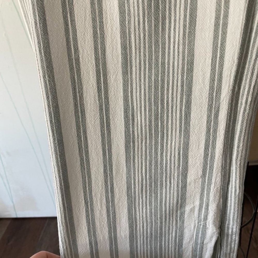 NWOT Anthropologie Cloth & Stone Striped Wide-Leg Linen Beach Summer Pants M - Picture 9 of 11
